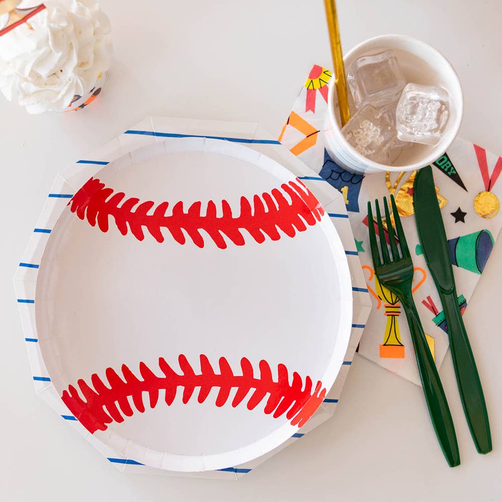 Jollity & Co. + Daydream Society Good Sport Small Baseball Plates