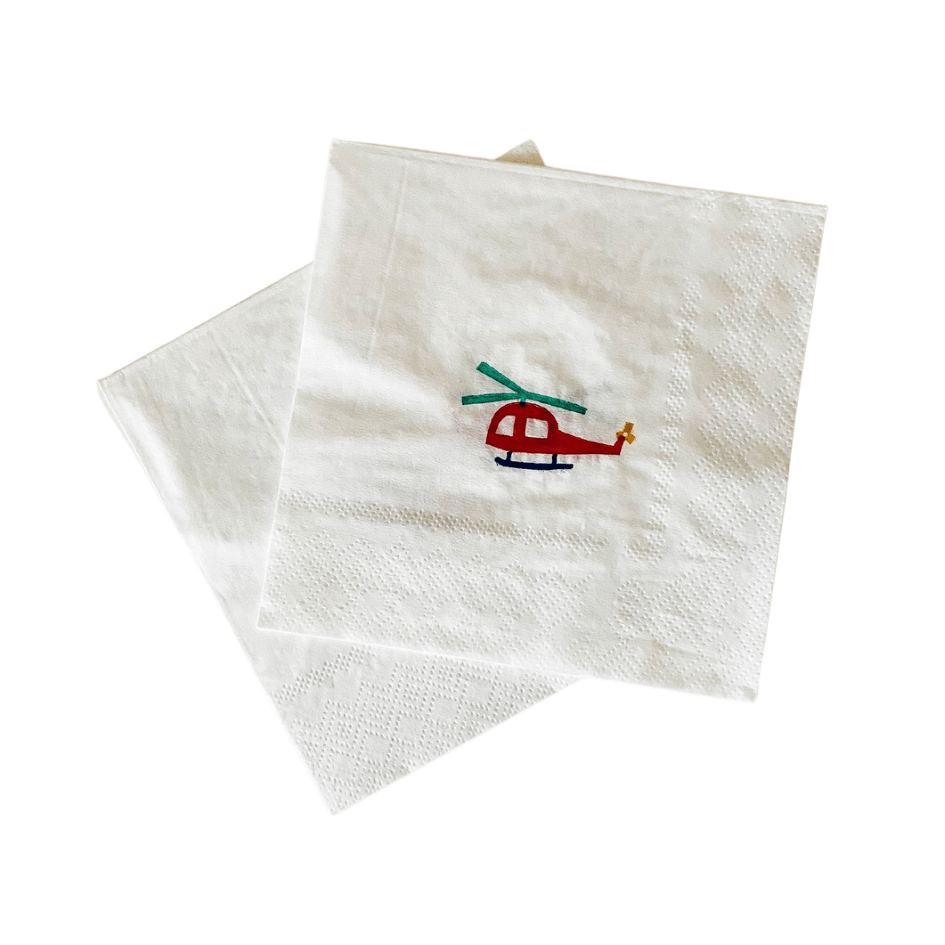 Josi James Party Airplane Napkins Small