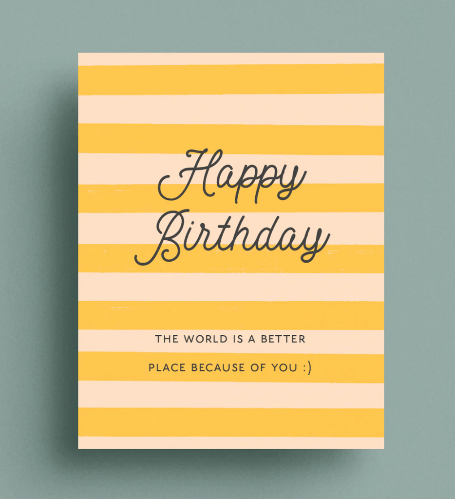 Library Design Co Greeting Cards Better Place Birthday Card