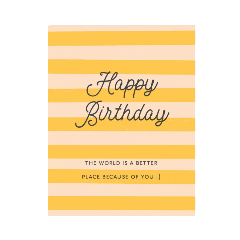 Library Design Co Greeting Cards Better Place Birthday Card