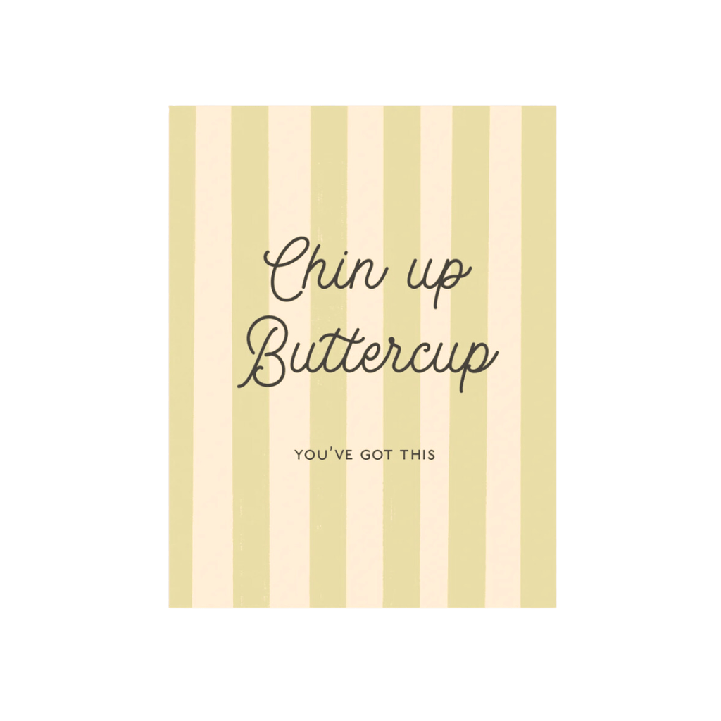 Library Design Co Greeting Cards Chin Up Buttercup Card