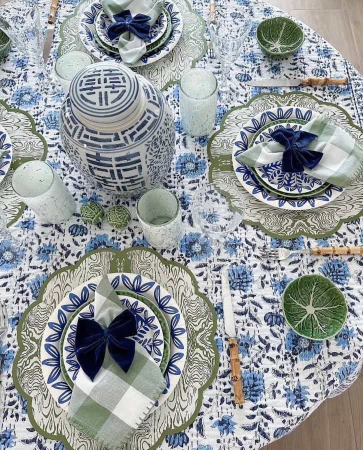 Lucy Grymes Designs Blue Heavy Duty Paper Plates