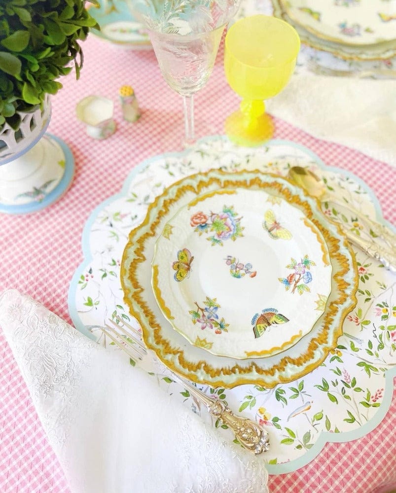 Lucy Grymes Designs Lila x Camilla Moss Paper Placemats