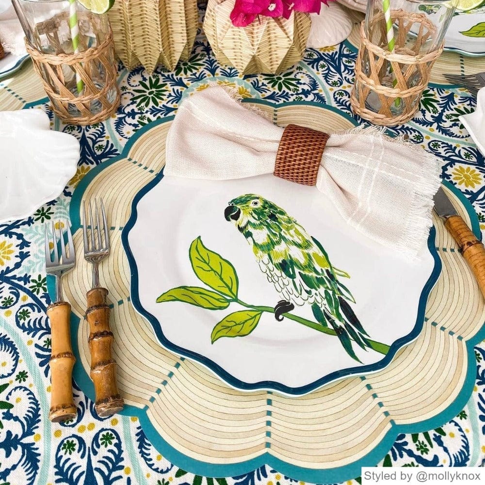 Lucy Grymes Designs Wicker Paper Placemats