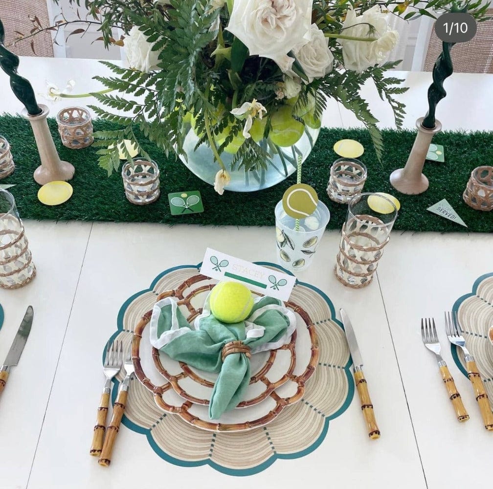 Lucy Grymes Designs Wicker Paper Placemats