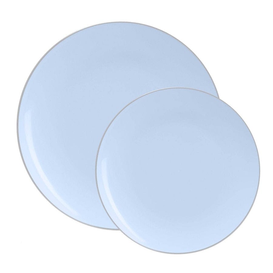 Luxe Party Party Ice Blue Dinner Plates