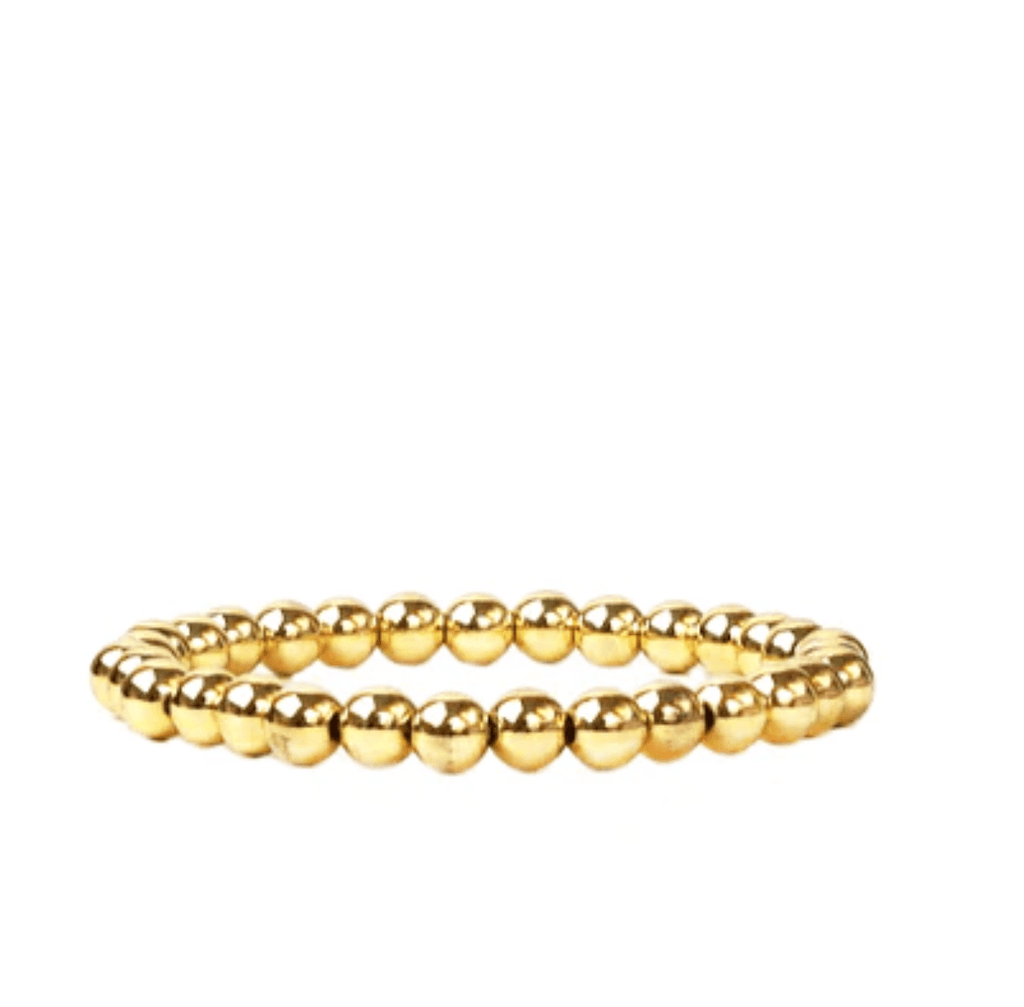 Marlyn Schiff Gold 6mm Stretch Bracelet