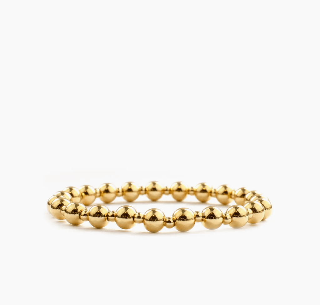 Marlyn Schiff Multi Size Beaded Gold 3mm/6mm The Marlyn Collection (Choose Style)