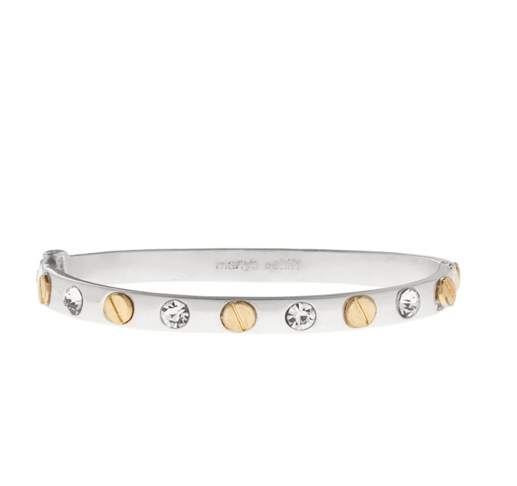 Marlyn Schiff Nailhead Gemstone Bangle (make selection)