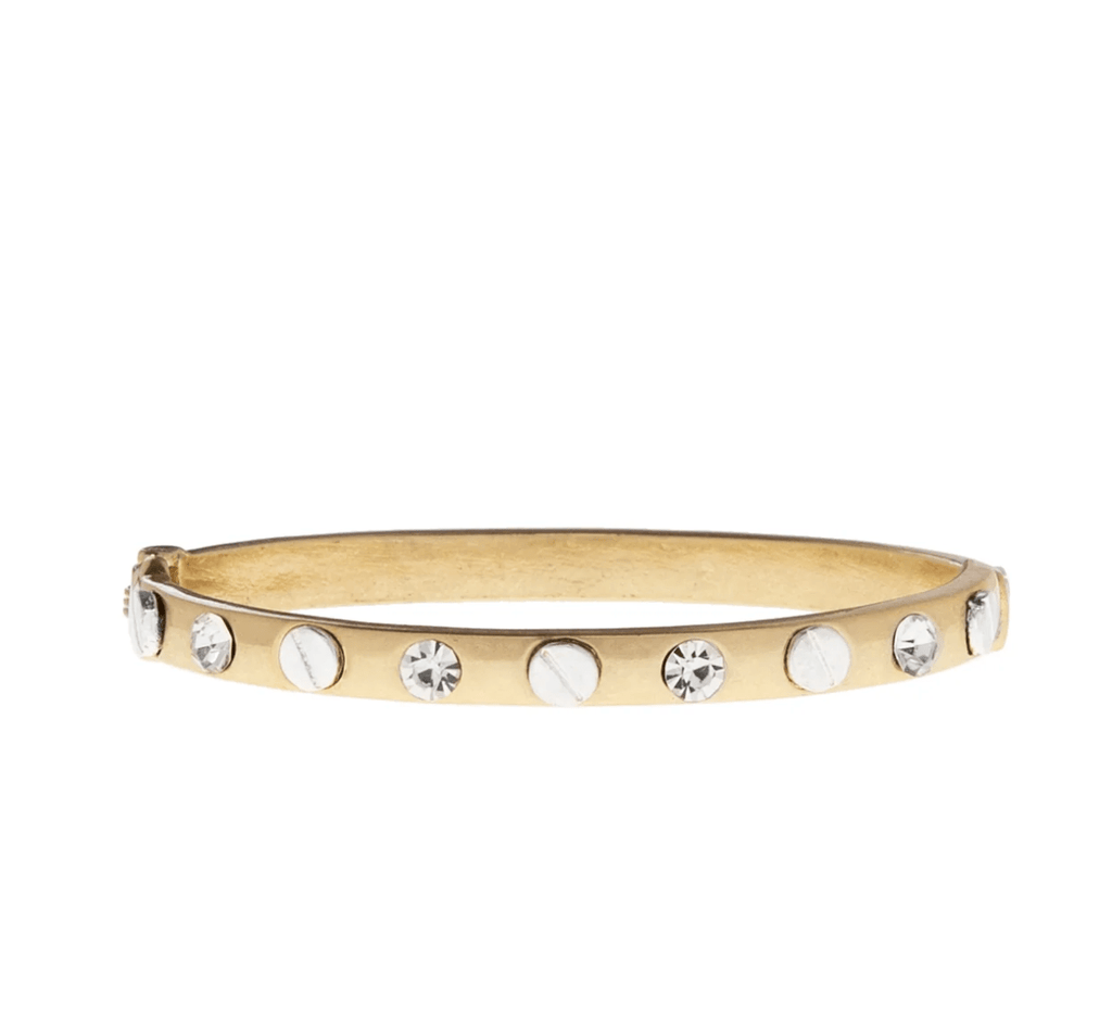 Marlyn Schiff Nailhead Gemstone Bangle (make selection)