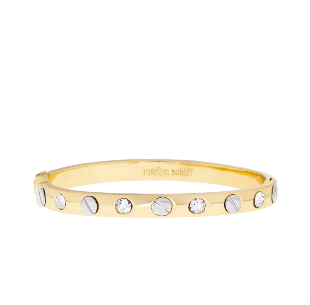 Marlyn Schiff Shiny Metal Nailhead Bangle (make selection)