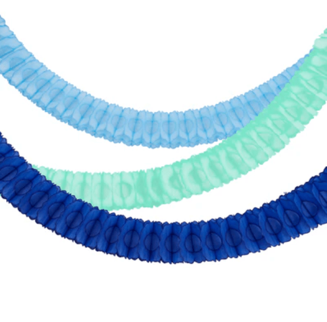 Meri Meri Party Blue Honeycomb Garlands