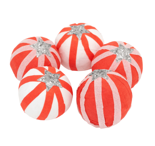 Meri Meri Jenn & Co. Christmas Peppermint Surprise Ball