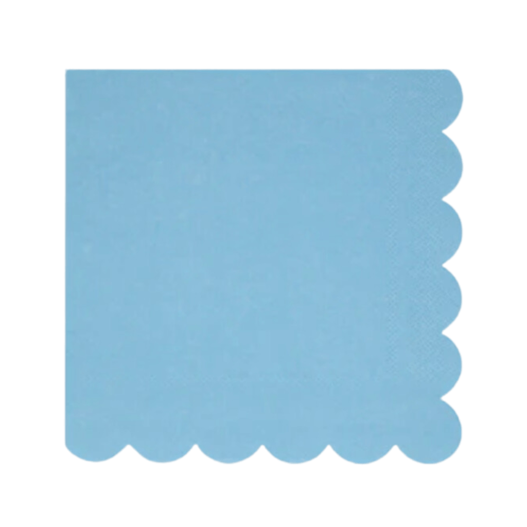 Meri Meri Party Cornflower Blue Large Napkins