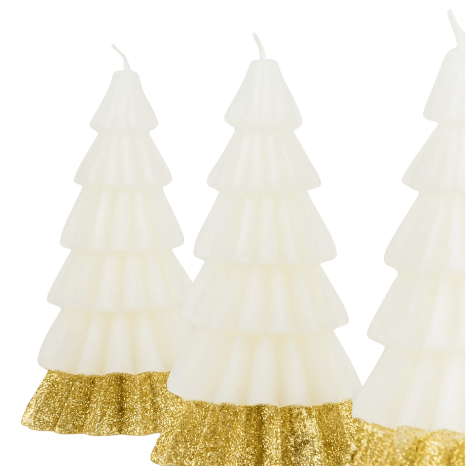 Meri Meri Christmas Cream Tree Candles