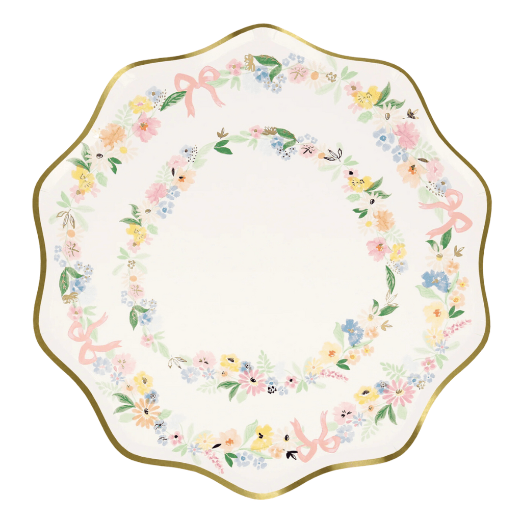 Meri Meri Party Elegant Floral Dinner Plates