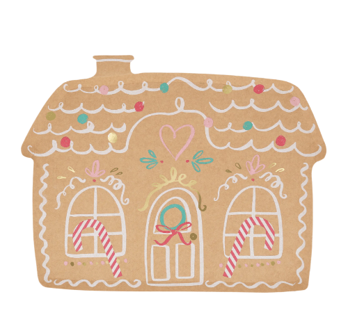 Meri Meri Christmas Gingerbread House Plates