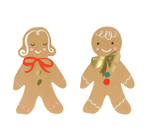 Meri Meri Christmas Gingerbread Napkins