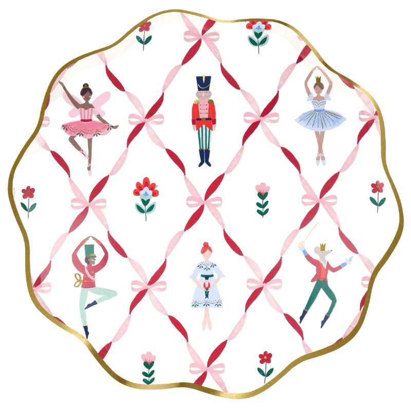 Meri Meri Christmas Nutcracker Ballet Plates