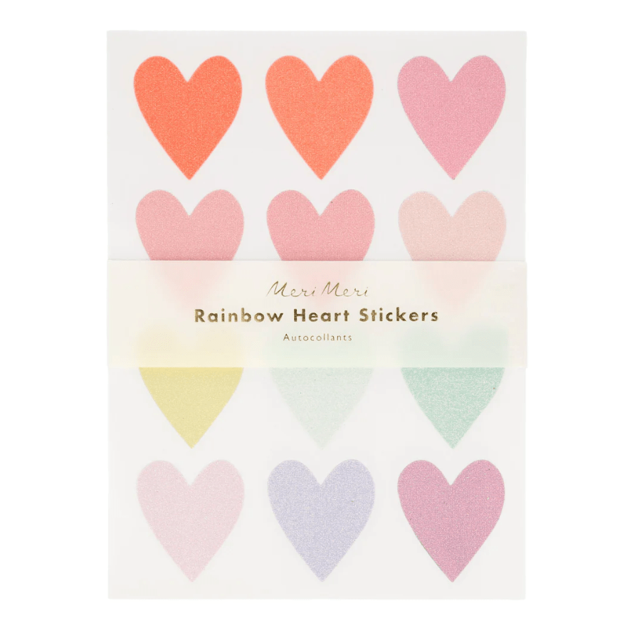 Meri Meri Valentine Pastel Heart Stickers