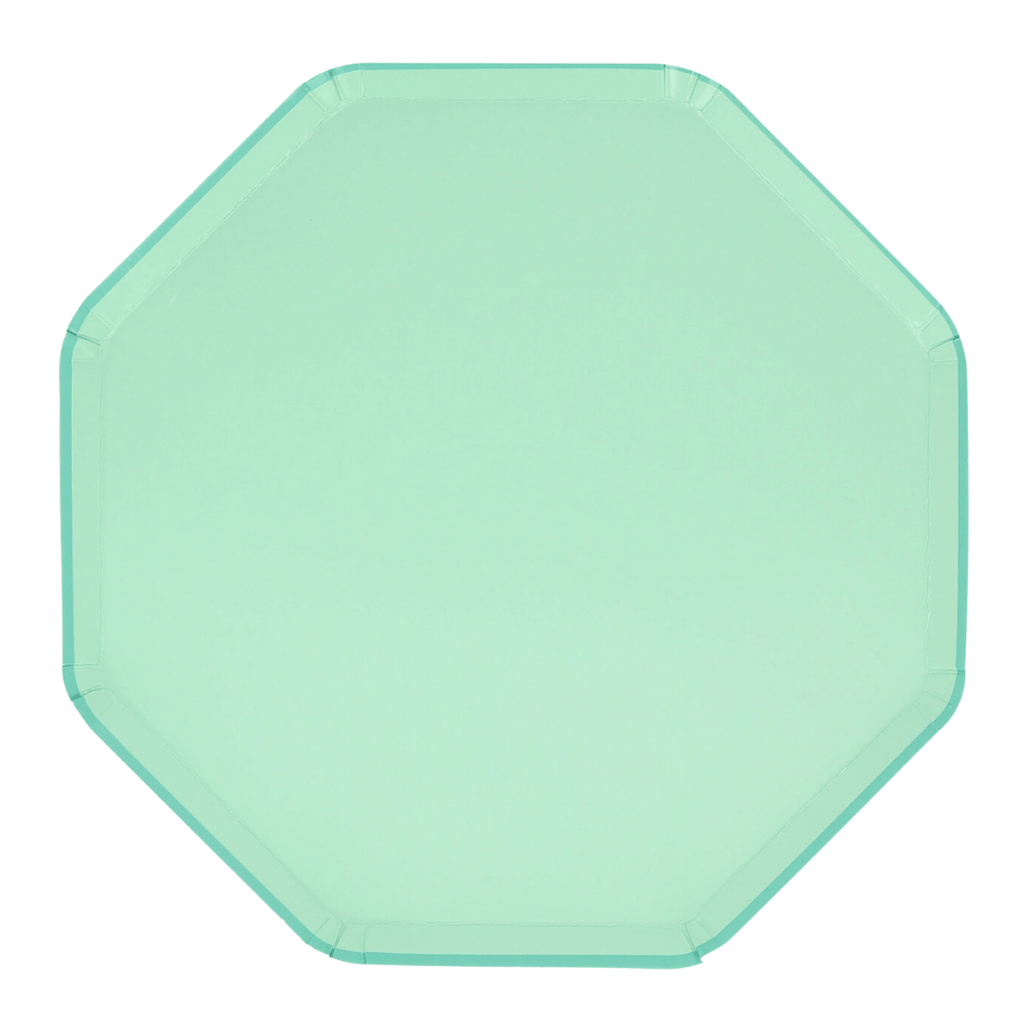 Meri Meri Party Sea Foam Green Dinner Plates