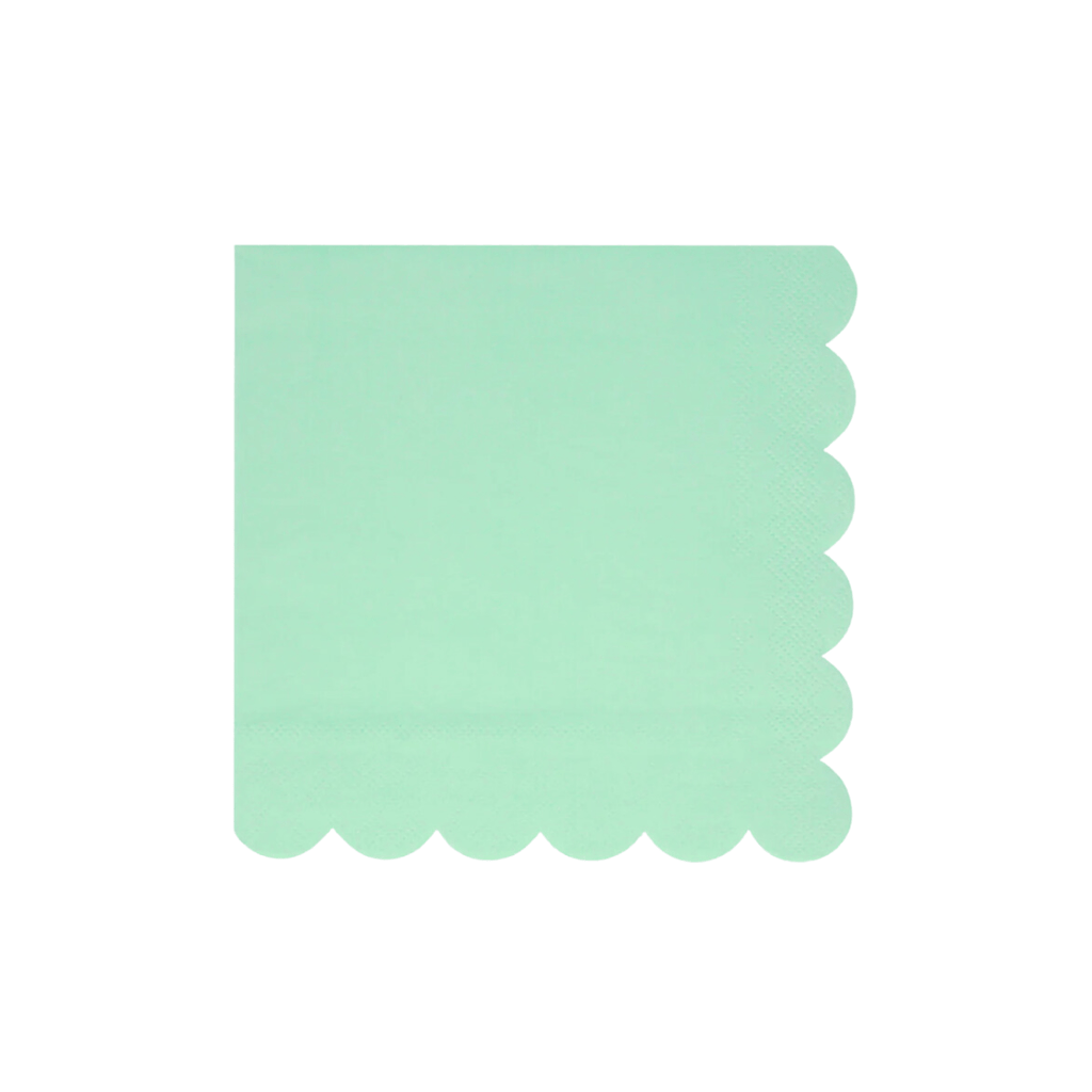 Meri Meri Party Sea Foam Green Small Napkins