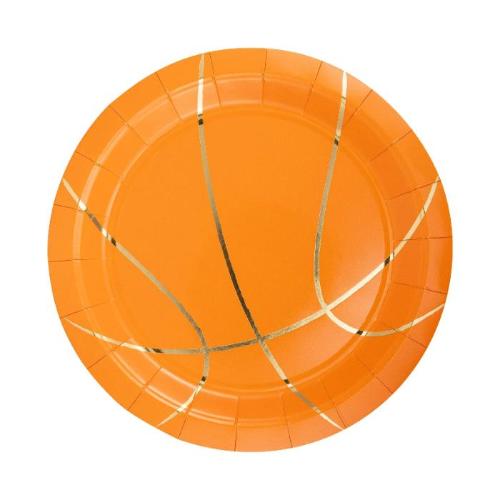 My Mind’s Eye BBL1040 - 9" Basketball Paper Plate