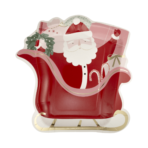 My Mind’s Eye BEC1140 - Santa's Sleigh Shaped Paper Plates