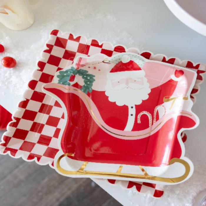 My Mind’s Eye BEC1140 - Santa's Sleigh Shaped Paper Plates