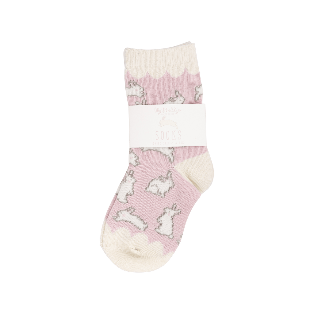 My Mind’s Eye Easter Child Small Bunny Socks (choose size)