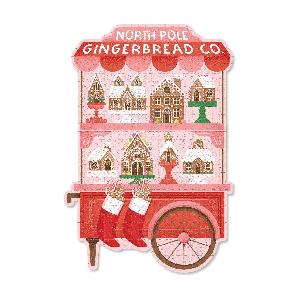 My Mind’s Eye CHR1123 - North Pole Gingerbread Co Shaped Christmas Puzzle