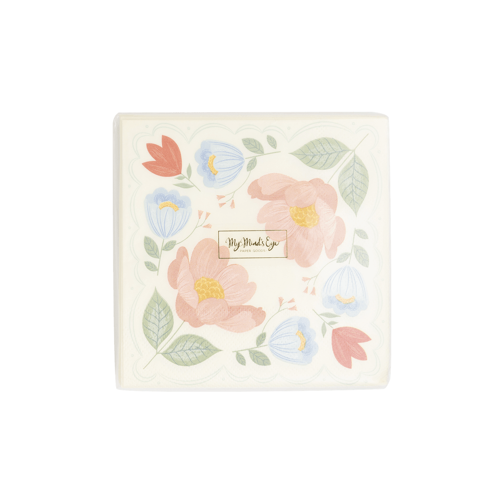 My Mind’s Eye Floral Corner Napkins