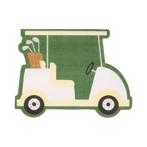 My Mind’s Eye GLF1139 - Golf Cart Shaped Napkins