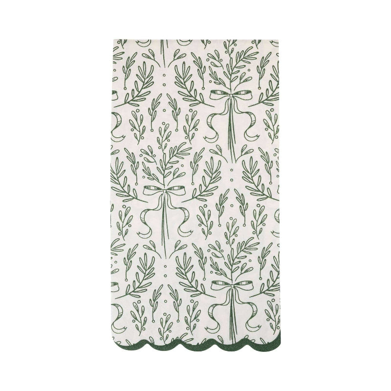 My Mind’s Eye PEM1237 - Green Bough Pattern Dinner Napkin