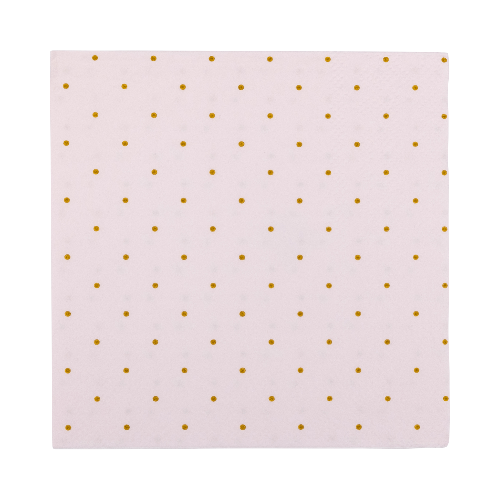 My Mind’s Eye PLPRC38 - Princess Polka Dot Cocktail Napkin