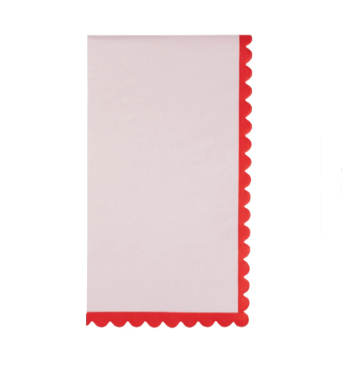 My Mind’s Eye Valentine Ripple Edge Dinner Napkin