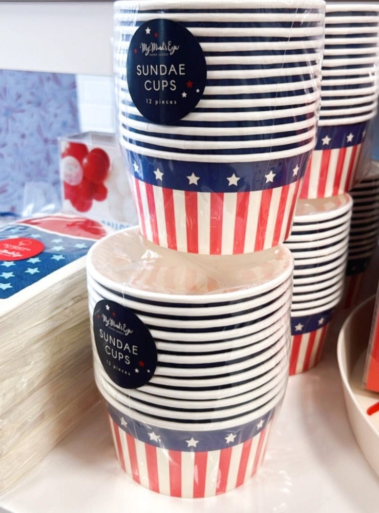 My Mind’s Eye Party Stars and Stripes Ice Cream Bowls