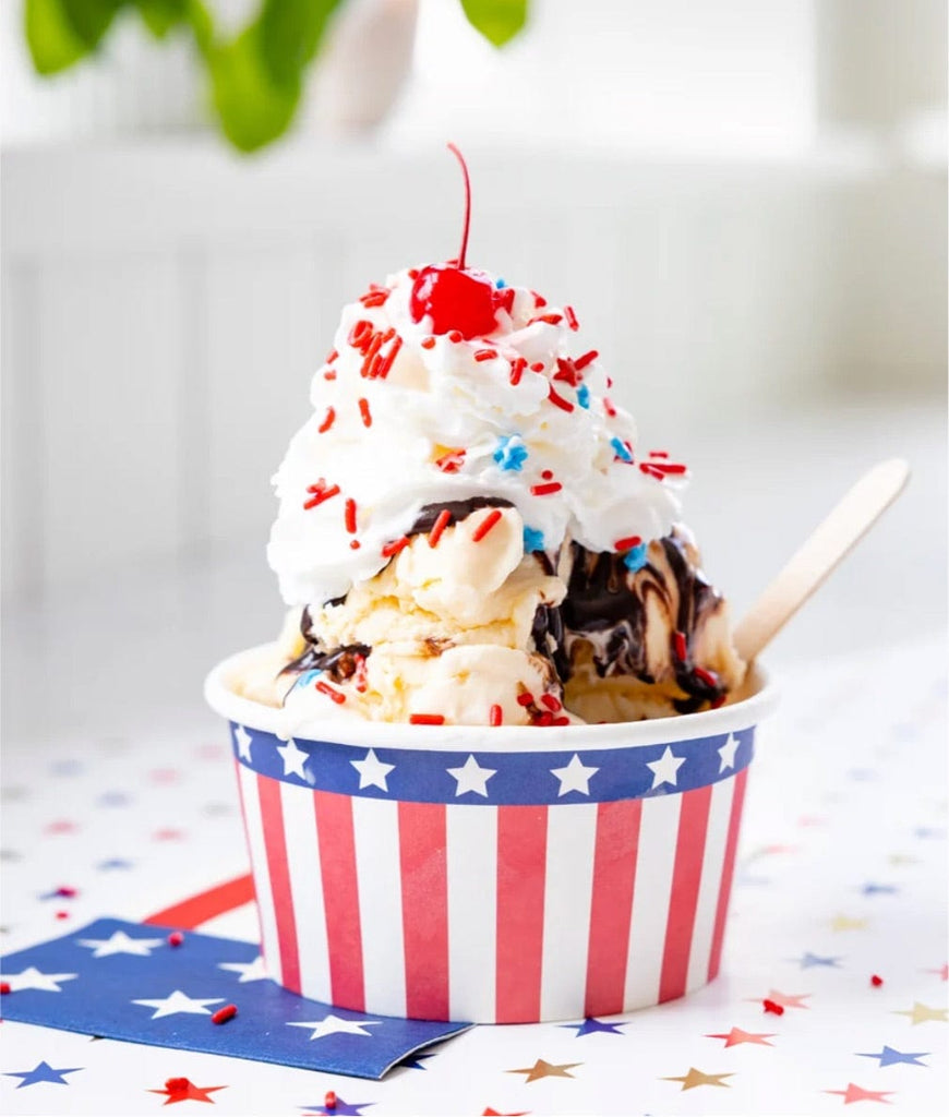 My Mind’s Eye Party Stars and Stripes Ice Cream Bowls