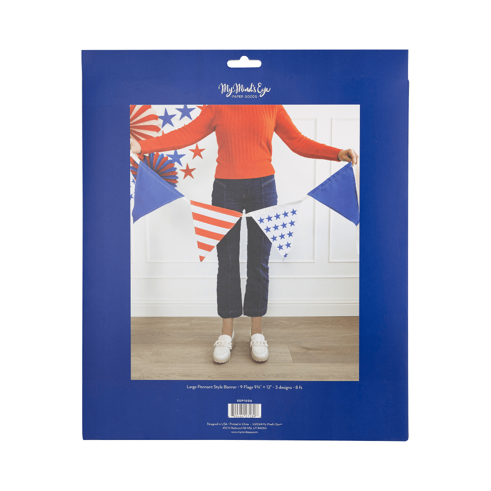 My Mind’s Eye July 4th Stars and Stripes Outdoor Banner