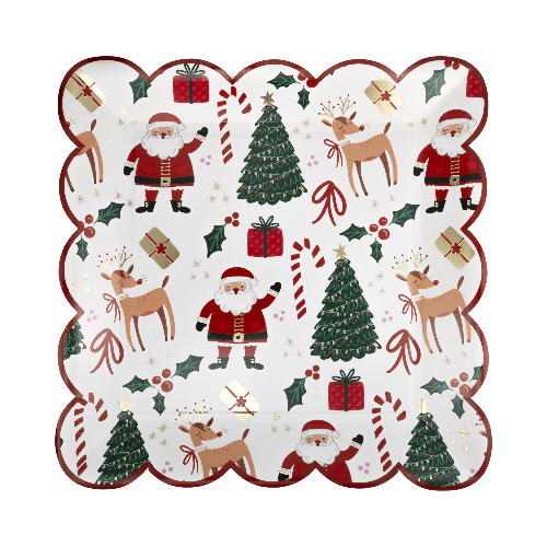 My Mind’s Eye WHM1145 - Whimsy Christmas Scatter 10" Plate