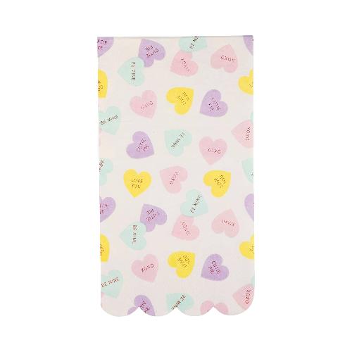 My Mind’s Eye CVH1138 - Conversation Hearts Dinner Napkin