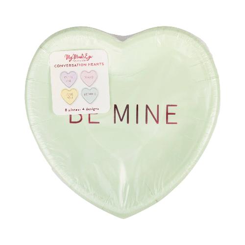 My Mind’s Eye CVH1141 - Conversation Hearts Dessert Plate Set