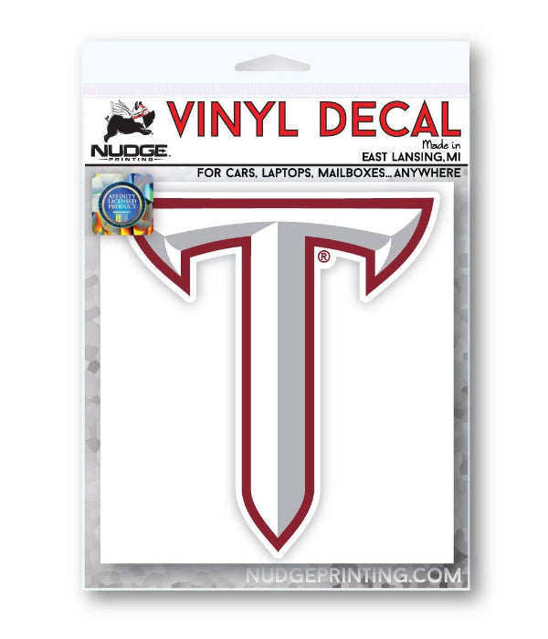 Nudge Printing Troy University Sword T Car Decal