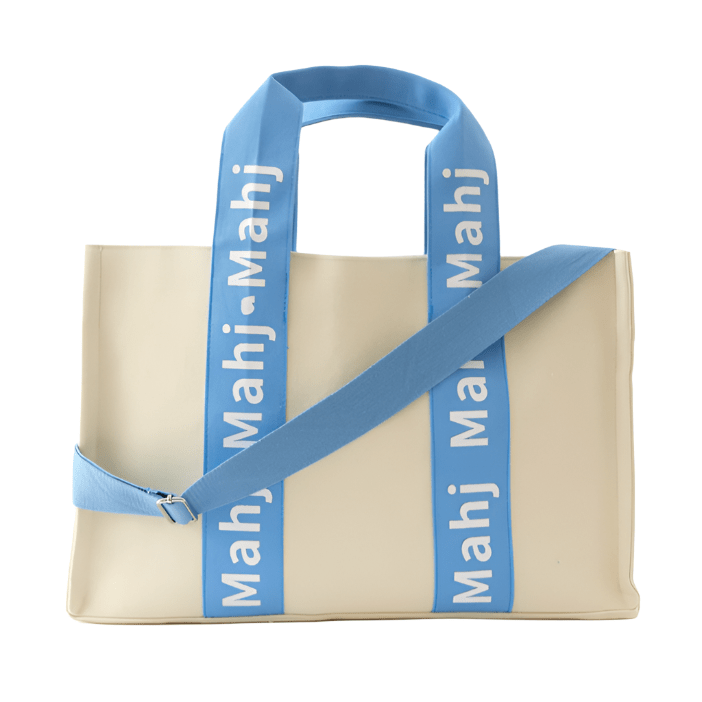 Oh My Mahjong Blue Mahjong Tote Bag (Choose Color)