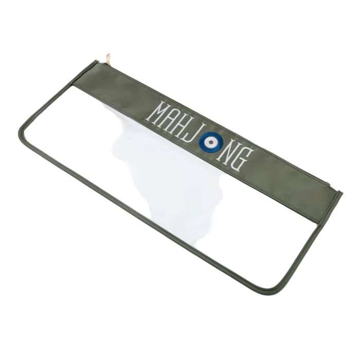 Oh My Mahjong Forest Green Clear Mahjong Tile Bag (Choose Style)