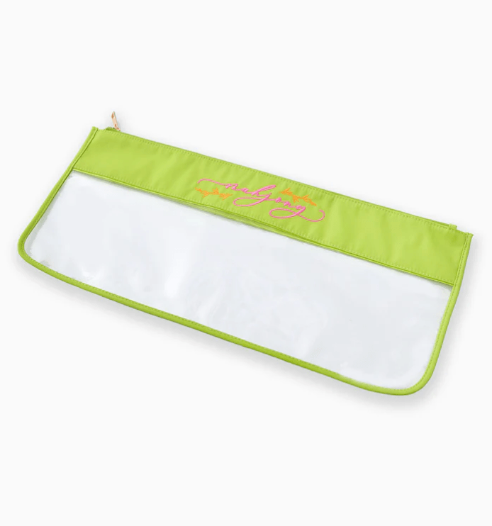 Oh My Mahjong Neon Yellow Clear Mahjong Tile Bag (Choose Style)