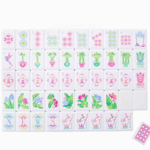 Oh My Mahjong Poppy Debutante Tile Set
