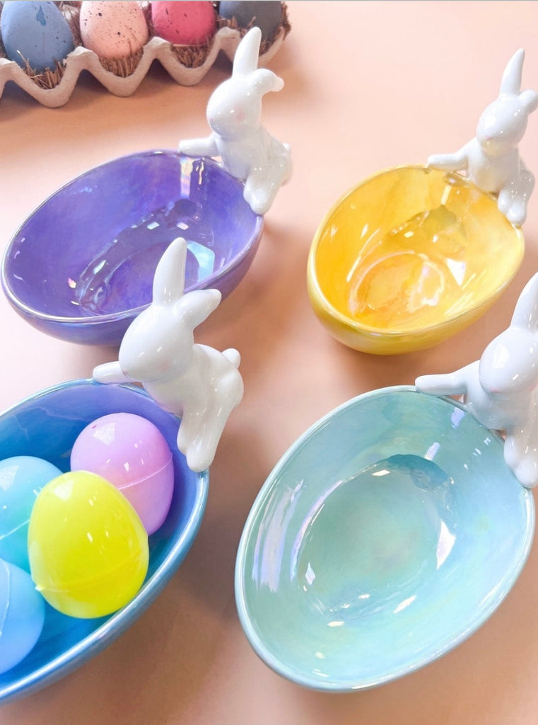 One Hundred 80 Degrees Easter Bunny Egg Dish