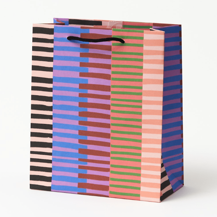 Paper Source Wholesale Lg Colorful Stripes Gift Bag