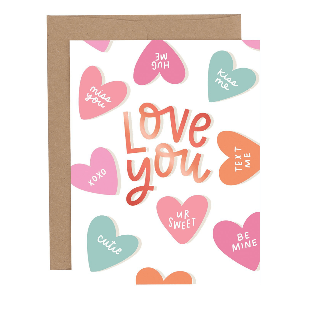 Pippi Post Greeting Cards Love You Valentine's Card